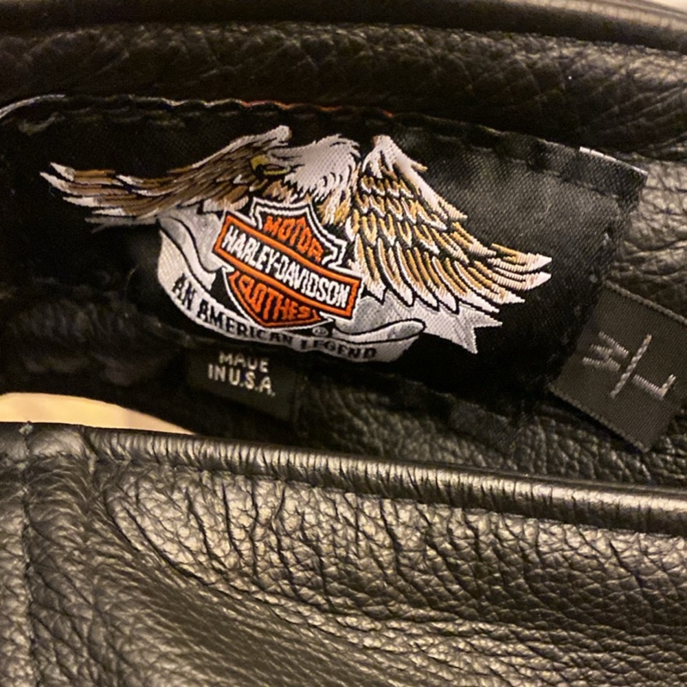 Harley-Davidson Black Leather Chaps